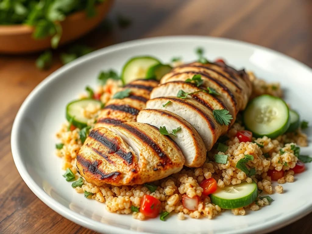 Grilled Chicken and Quinoa Salad