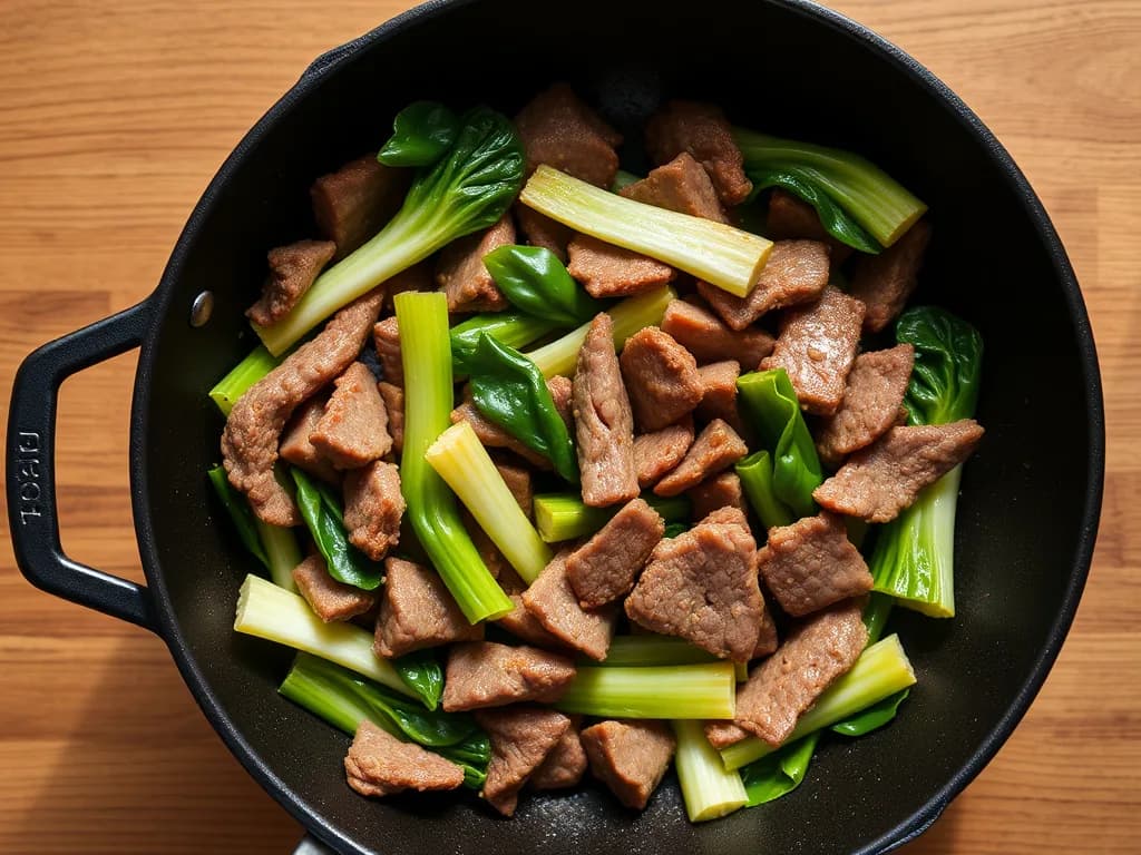 Lean Beef and Bok Choy Stir-Fry