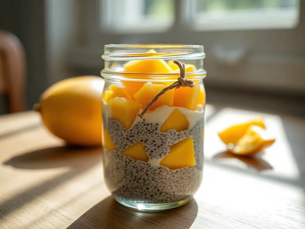 Mango Chia Pudding