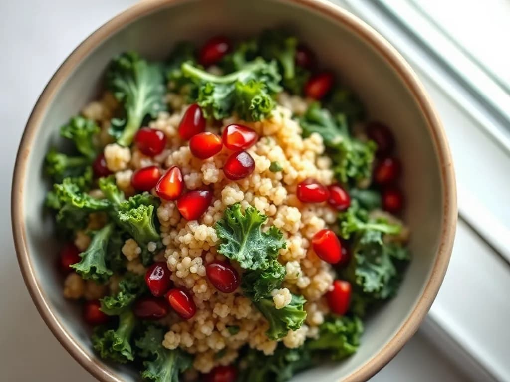 Quinoa and Massaged Kale Salad