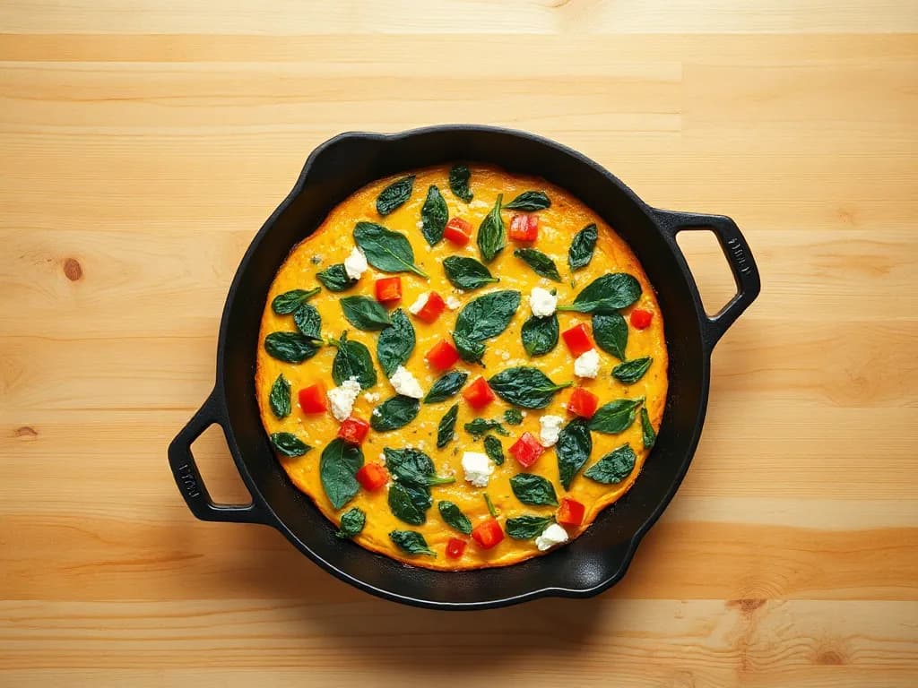 Three-Egg Veggie Frittata