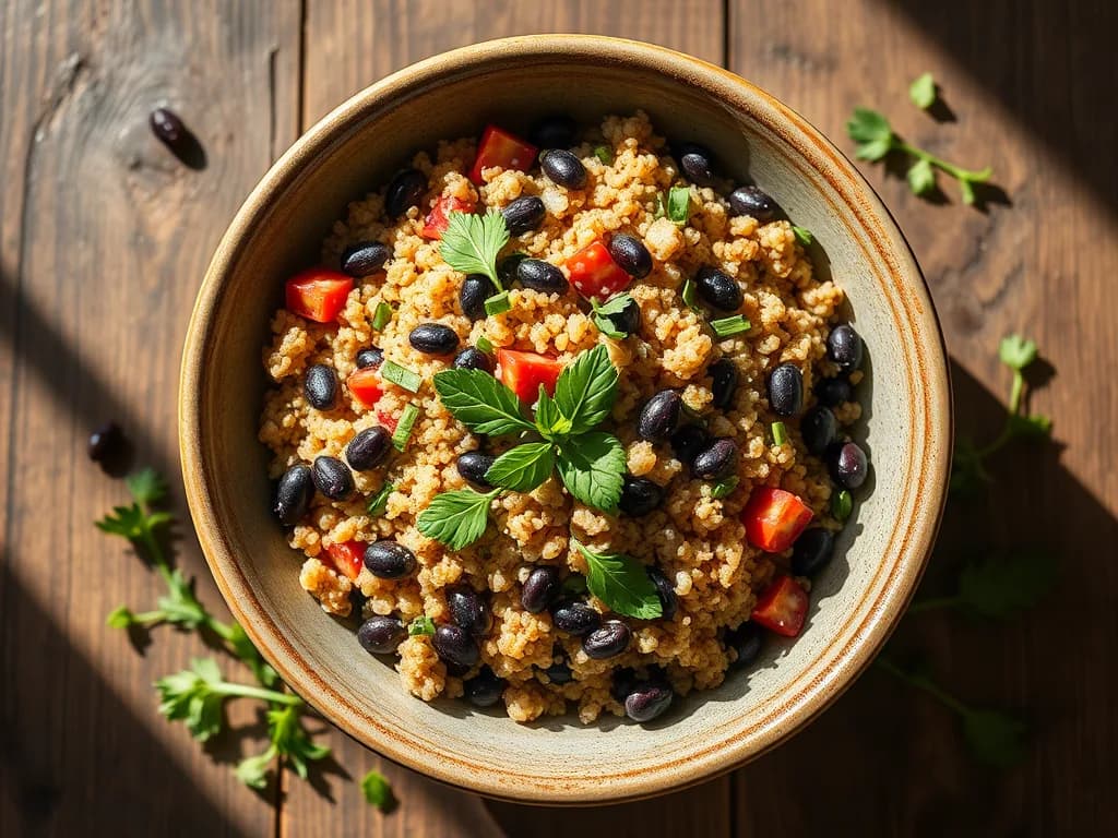 Quinoa & Black Bean Harvest Salad