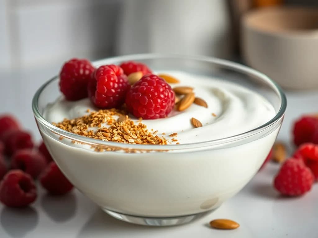 Creamy Coconut & Flaxseed Morning Bowl