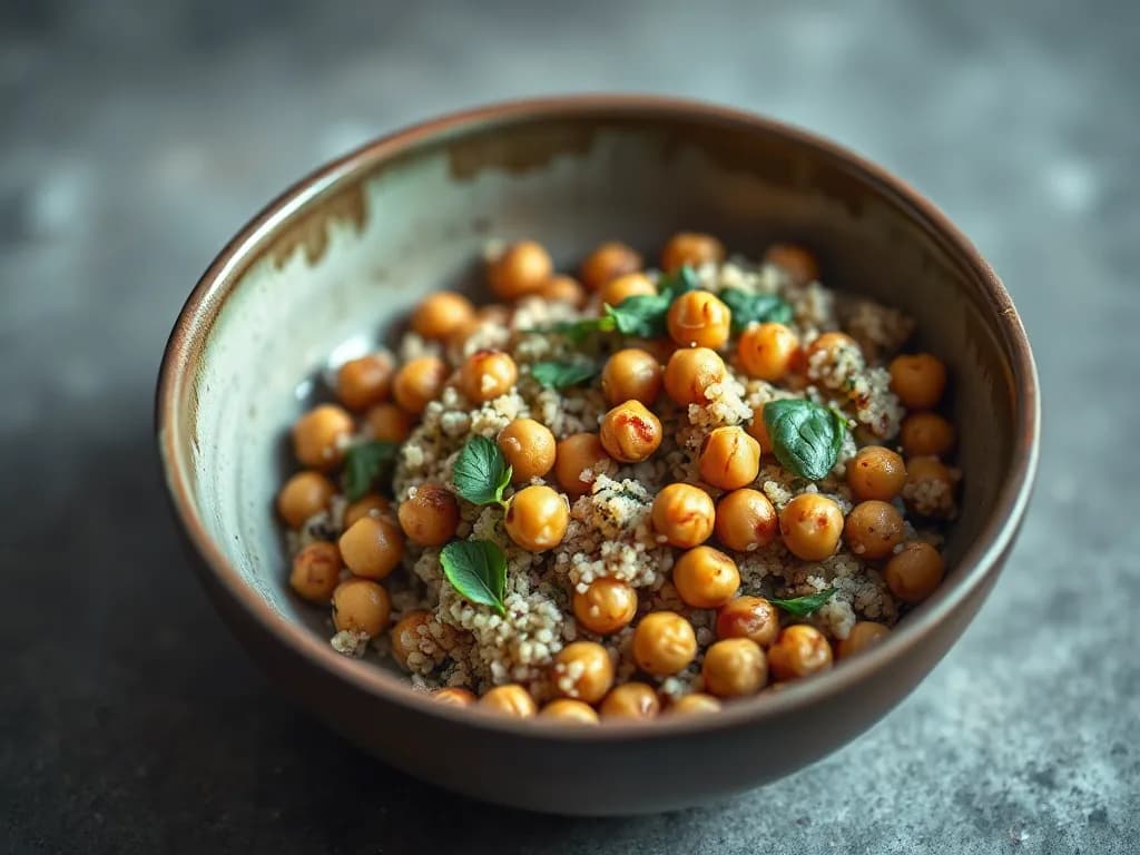 Quinoa & Crispy Chickpea Harvest Bowl