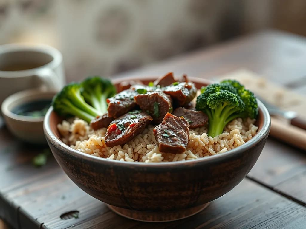 Lean Beef & Brown Rice Power Bowl