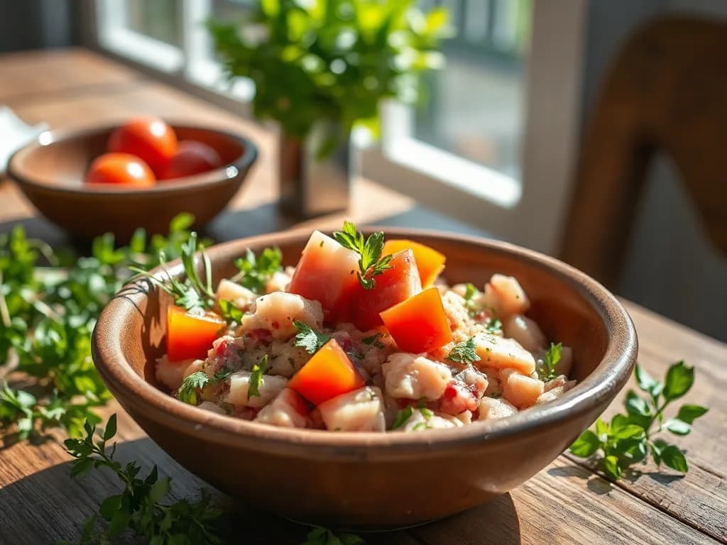 Mediterranean Tuna Salad Bowl