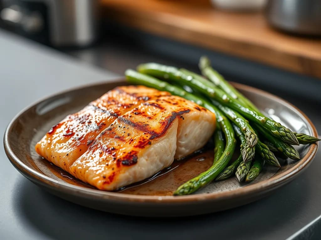 Pan-Seared Salmon with Asparagus