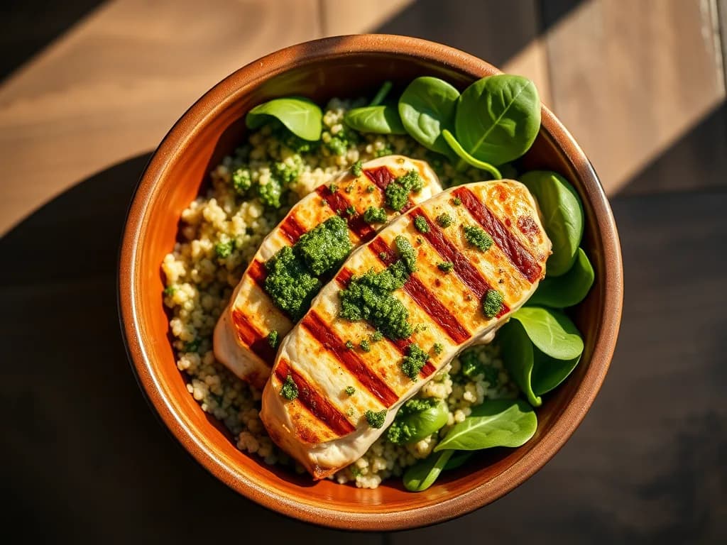 Pesto Chicken Bowl