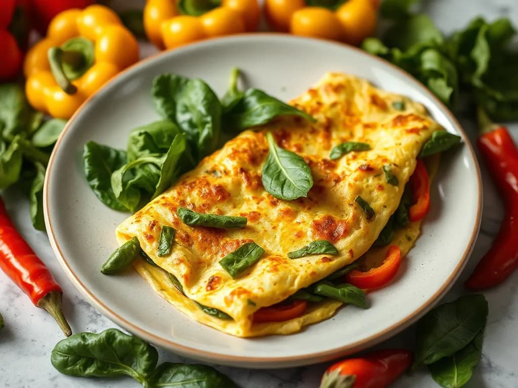 Garden-Fresh Vegetable Omelet
