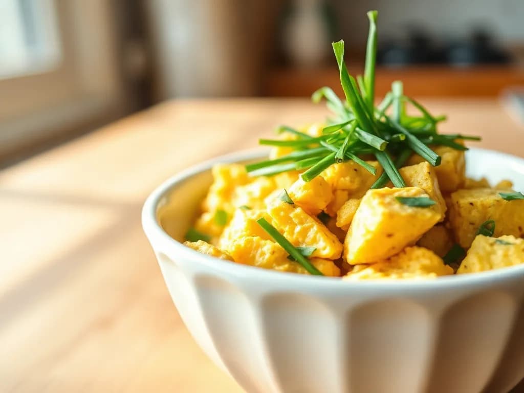 Scrambled Tofu with Fresh Seasonal Herbs