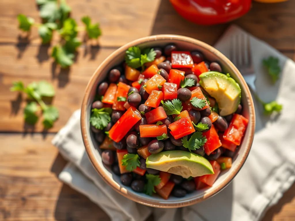 Zesty Lime and Black Bean Salad