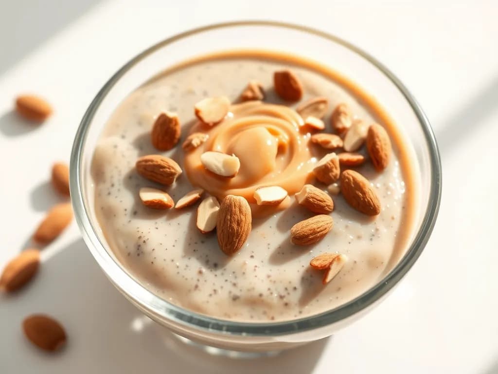 Creamy Almond Butter Chia Seed Pudding
