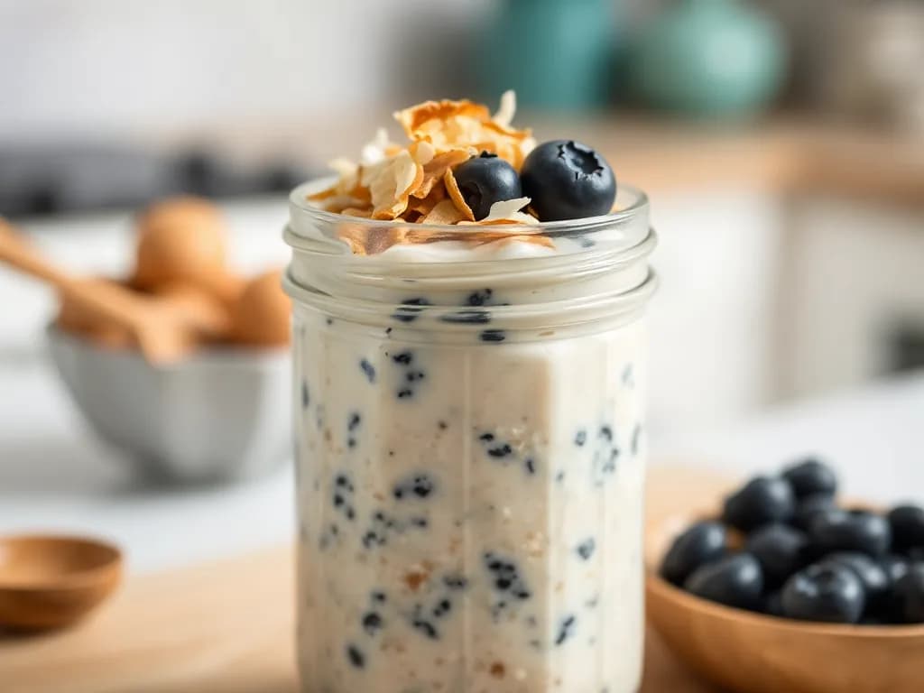 Creamy Coconut Overnight Oats
