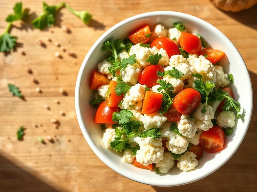 Fresh Cauliflower Tabbouleh