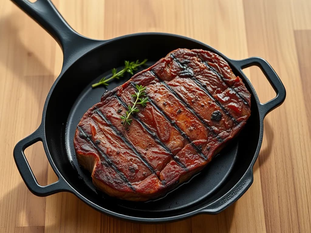 Pan-Seared Ribeye Steak