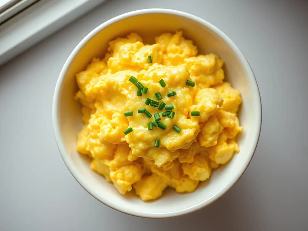 Onion Scrambled Eggs