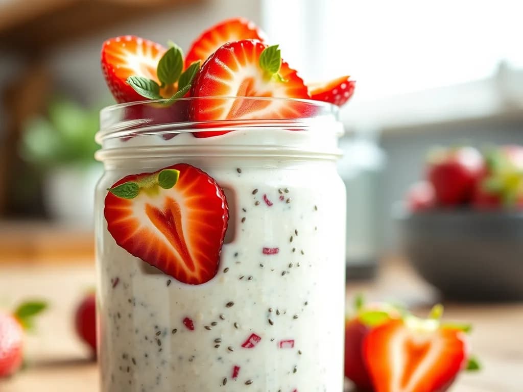 Classic Strawberry Overnight Oats