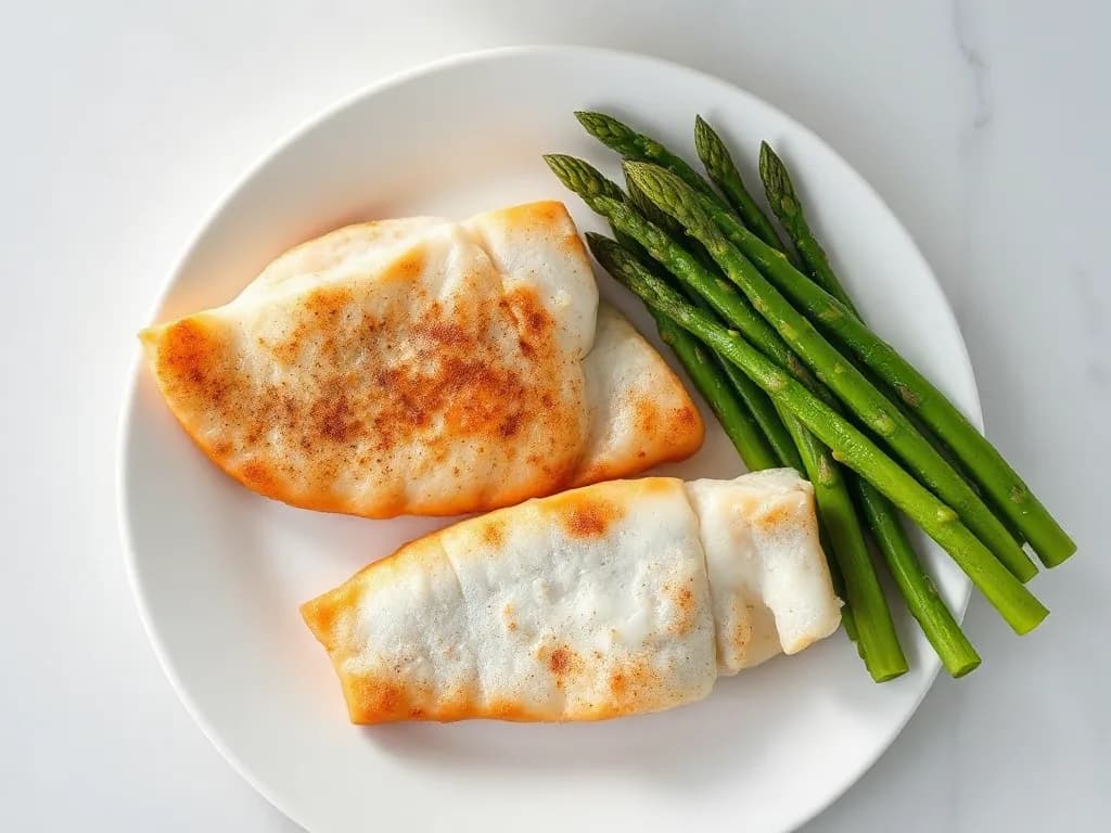 Pan-Seared Trout with Crisp Asparagus