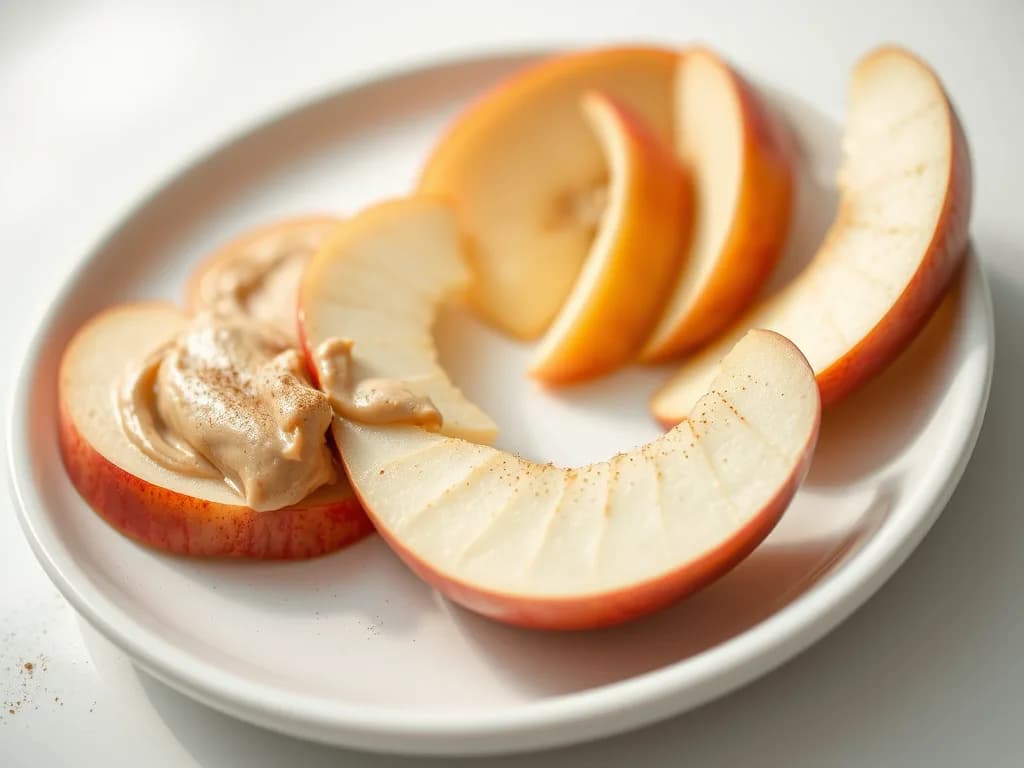 Crisp Apple Slices with Creamy Nut Butter