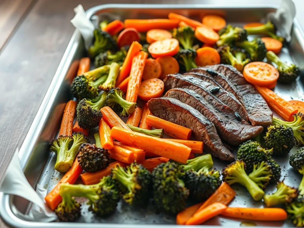 One-Pan Steak and Garden Vegetables