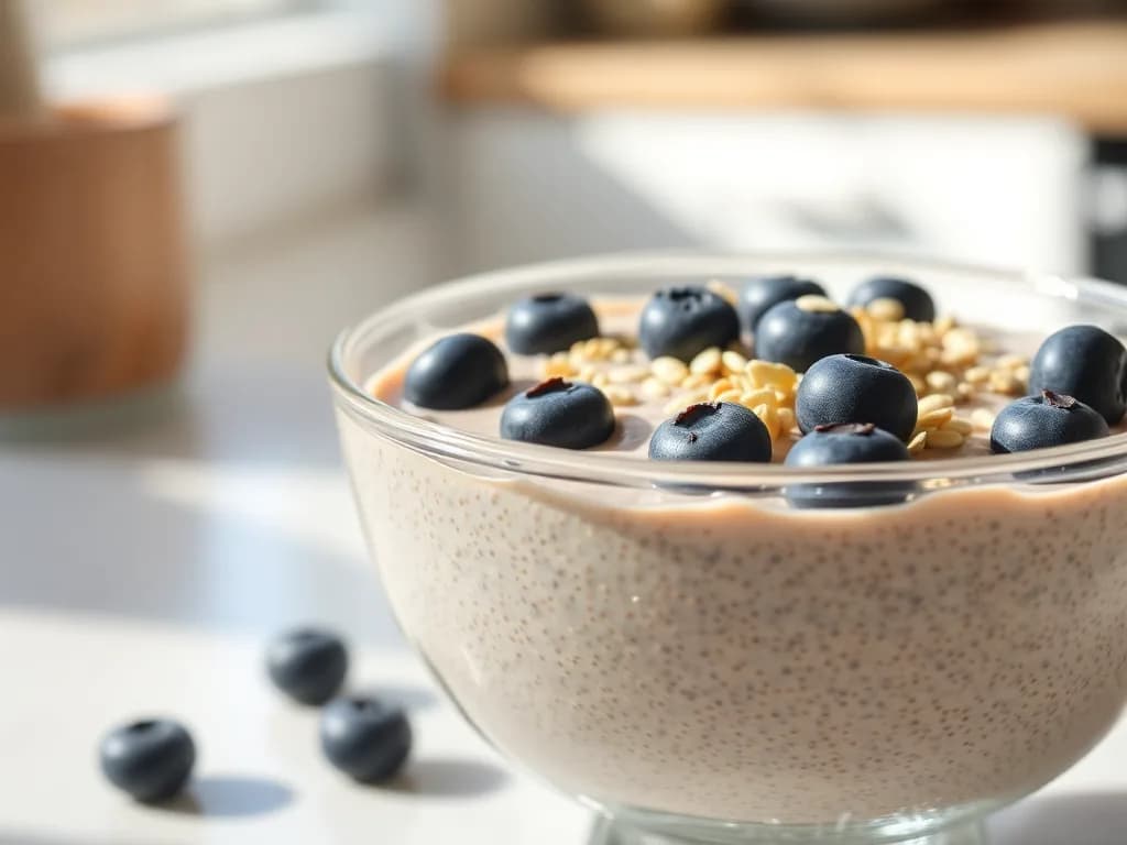 Creamy Chia and Hemp Seed Breakfast Pudding