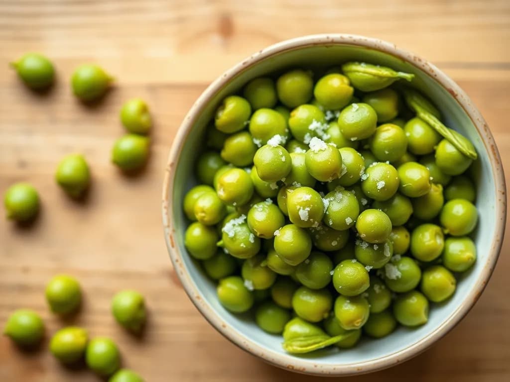Steamed Edamame with Flaky Sea Salt