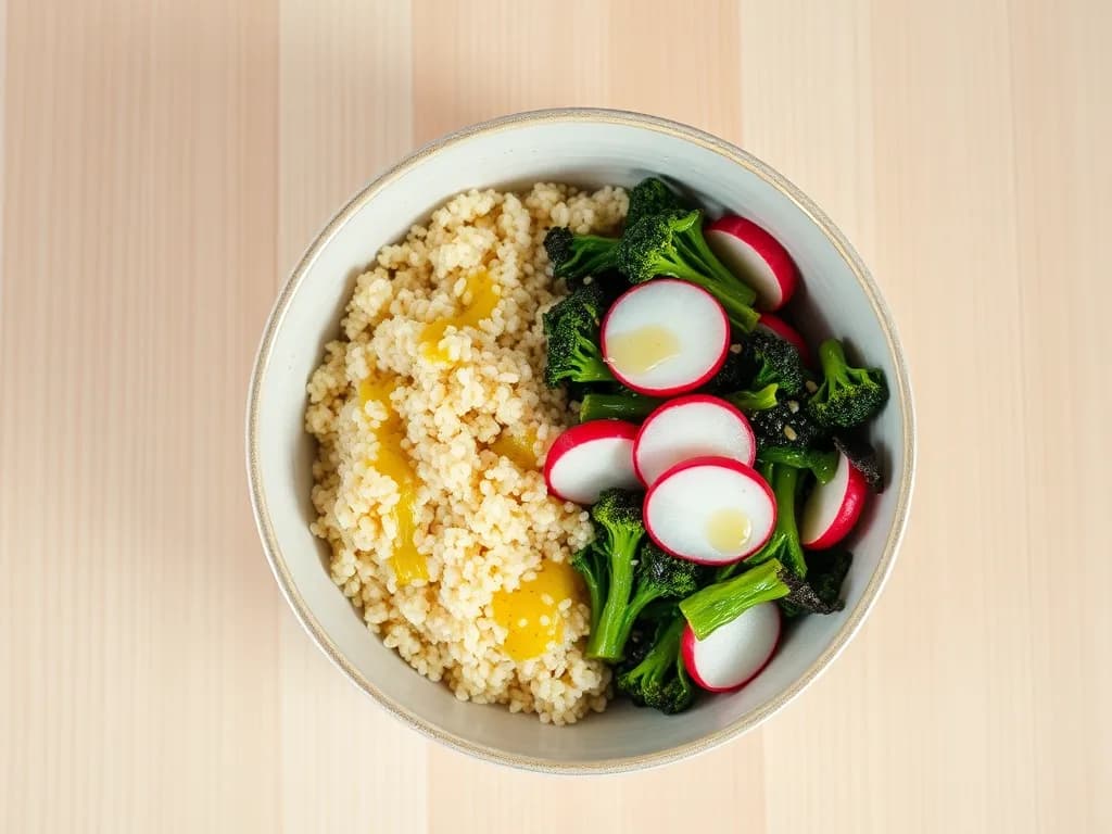 Quinoa and Steamed Greens Power Bowl