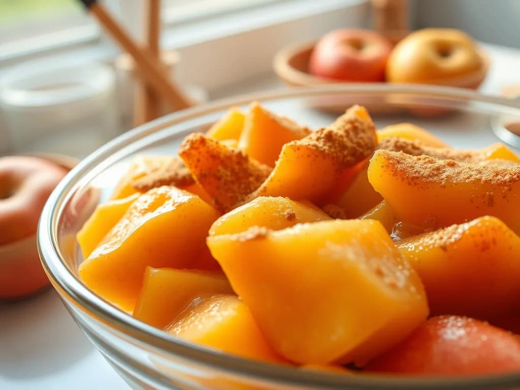 Warm Cinnamon-Spiced Stewed Apples