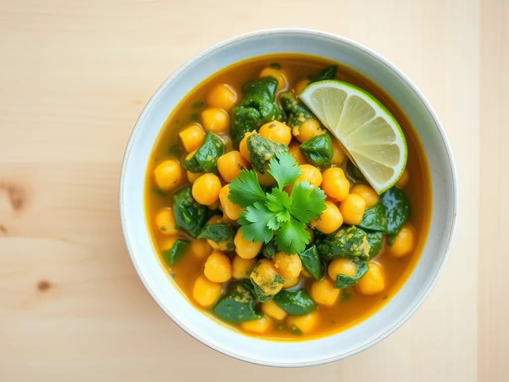 Chickpea Spinach Curry