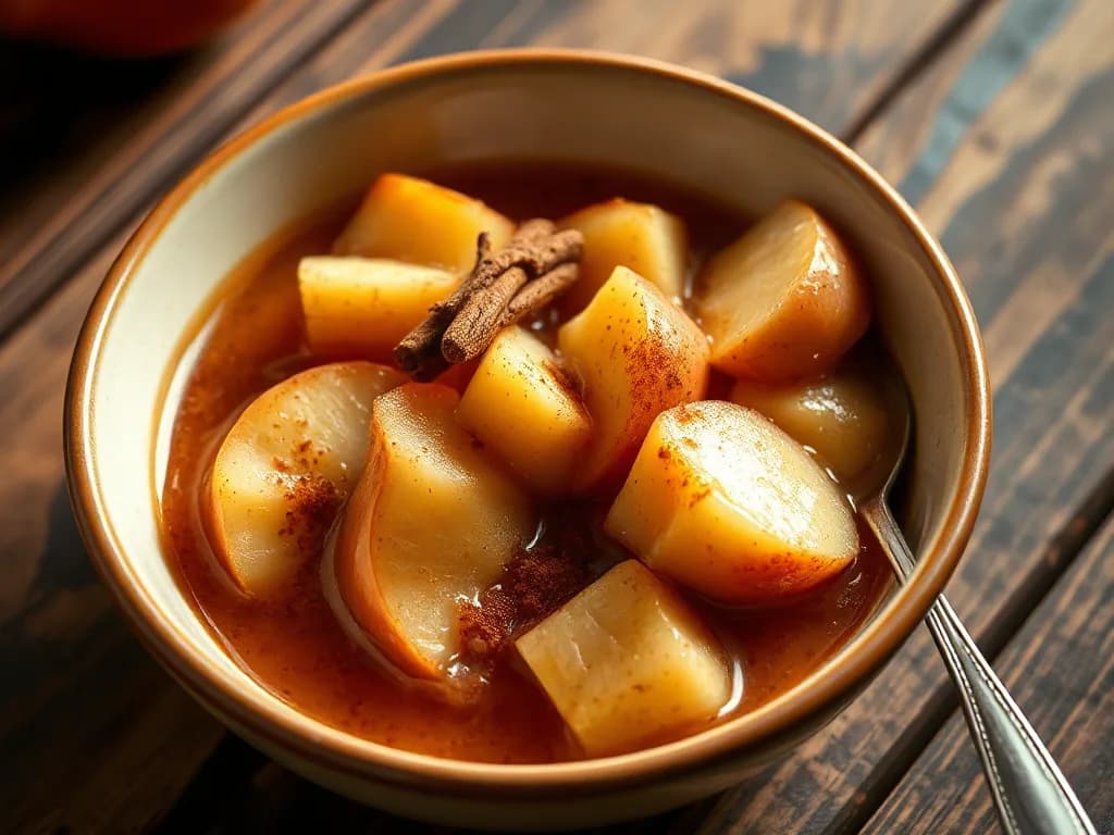 Warm Spiced Apple Compote