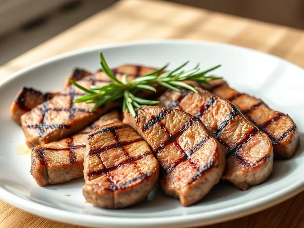 Perfectly Grilled Sirloin Steak Strips