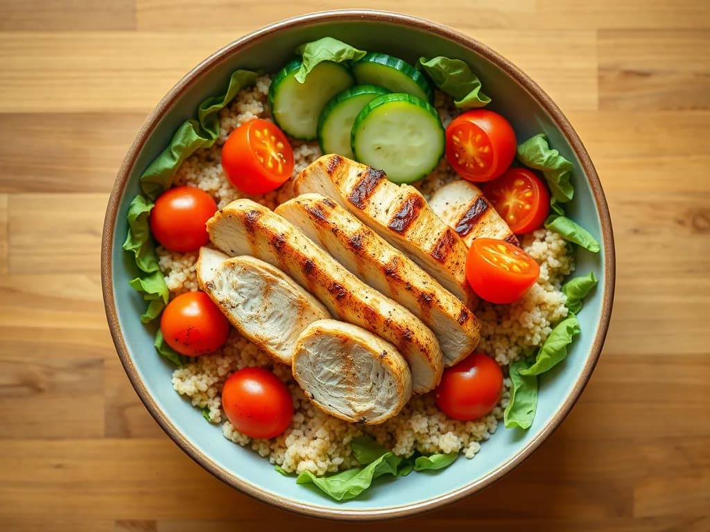 Zesty Grilled Chicken and Quinoa Power Salad