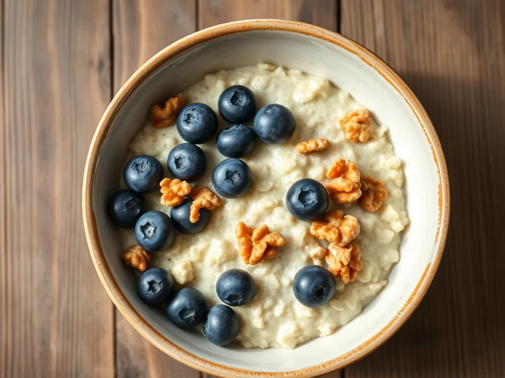 Blueberry Walnut Porridge