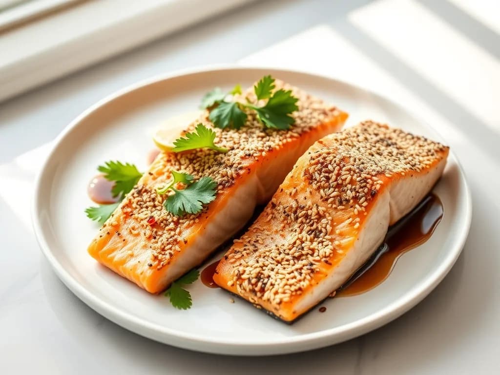 Crispy Sesame-Crusted Salmon