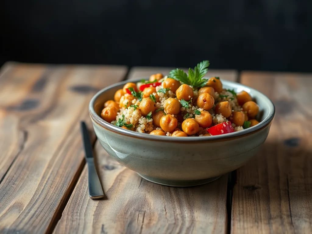 Roasted Chickpea and Quinoa Power Salad