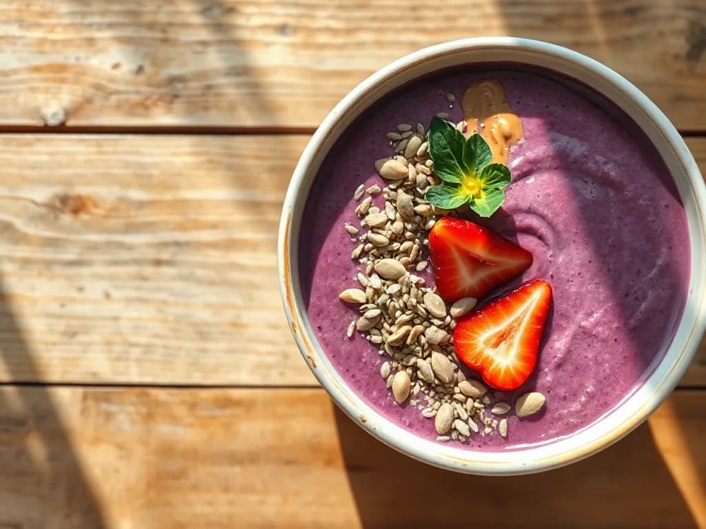 Energizing Hemp Seed Smoothie Bowl