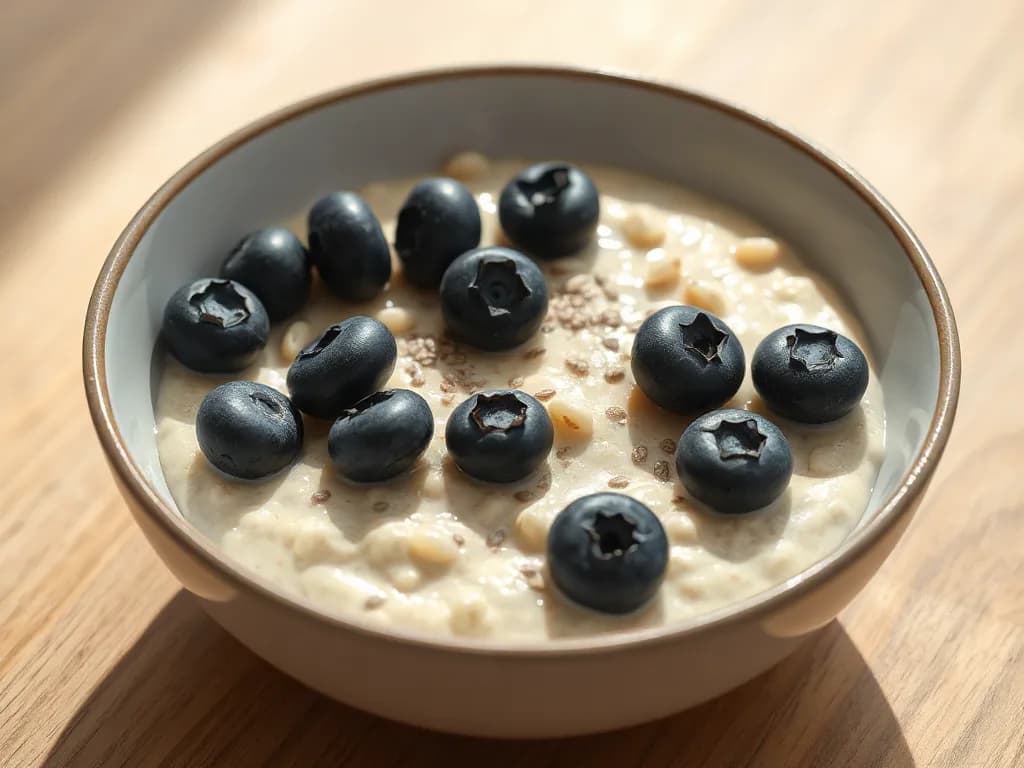 Creamy Blueberry Chia Porridge
