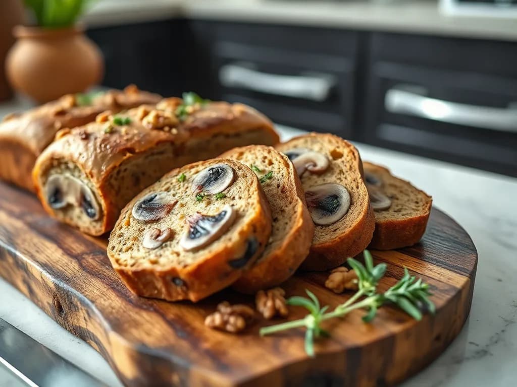 Hearty Mushroom and Walnut Savory Roast