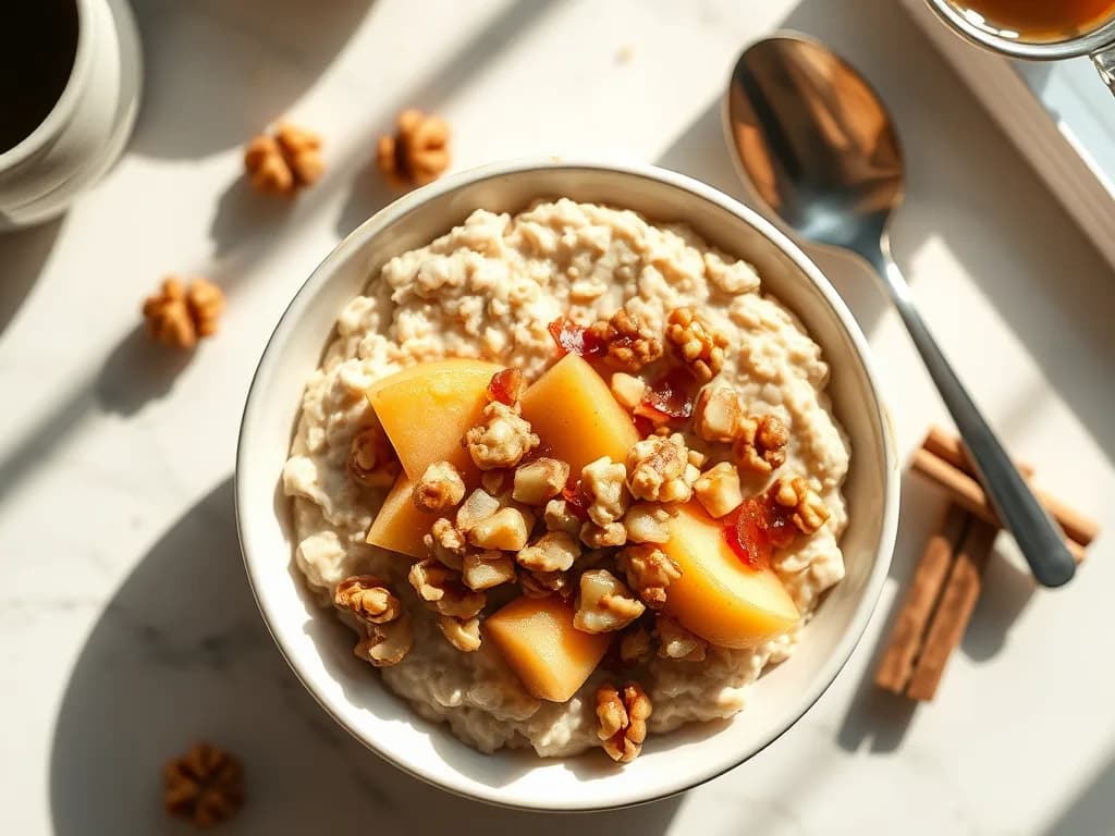 Warm Apple Cinnamon Porridge