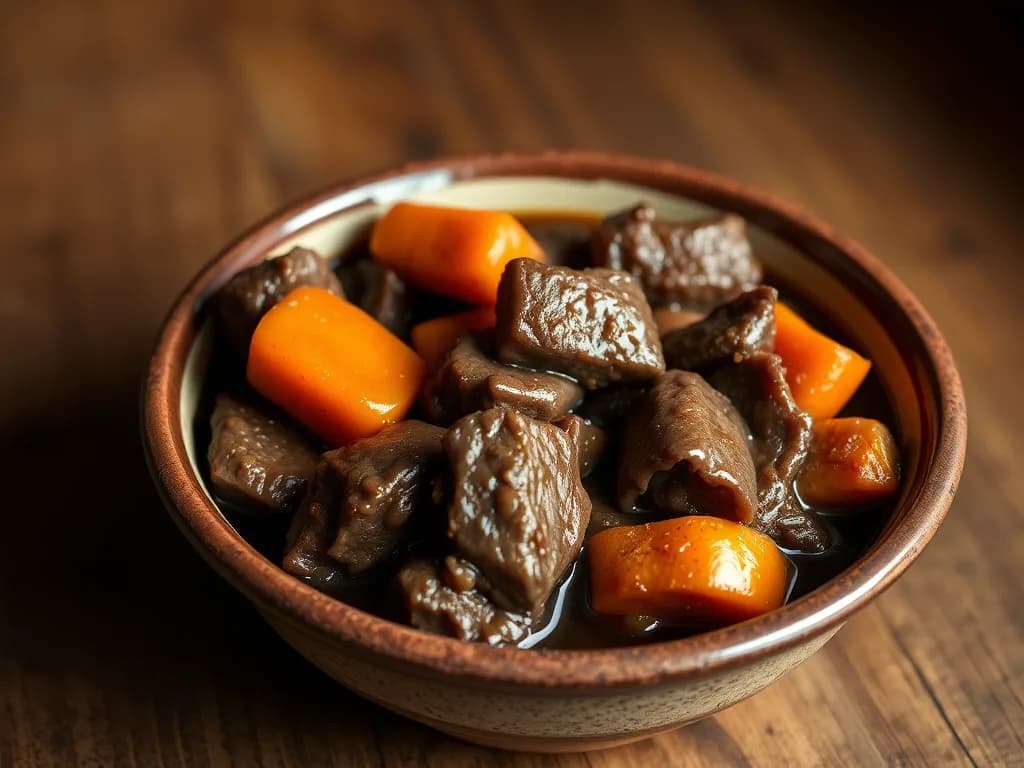 Slow-Braised Beef and Carrots