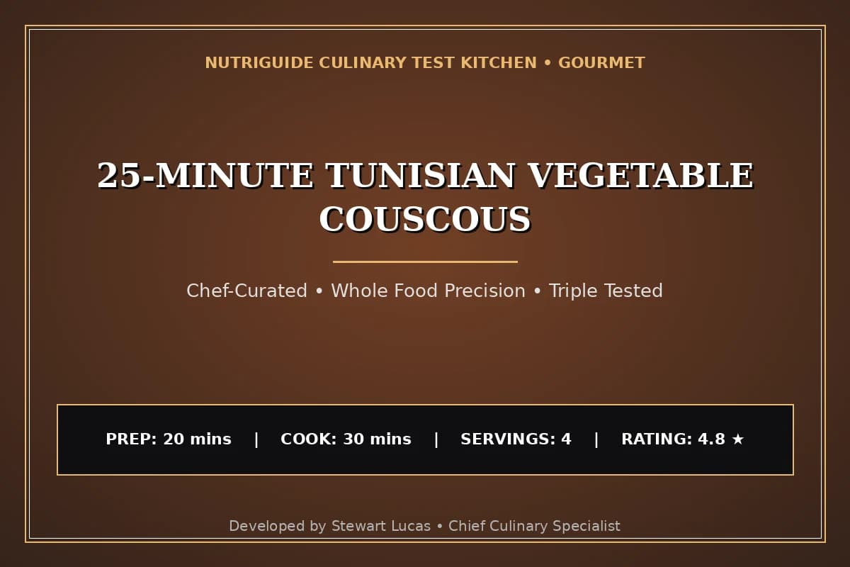 25-Minute Tunisian Vegetable Couscous