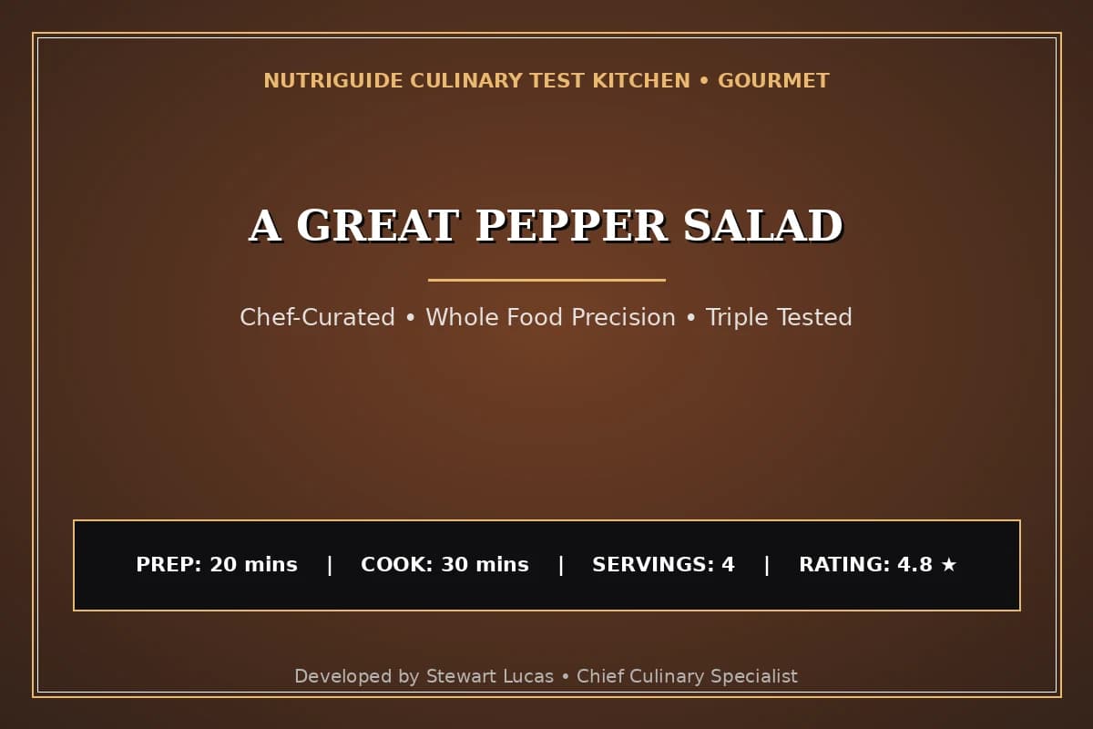 A Great Pepper Salad