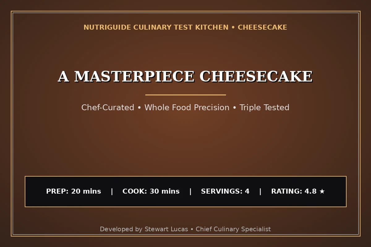 A Masterpiece Cheesecake