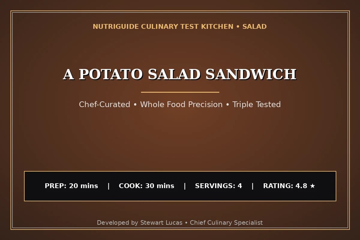 A Potato Salad Sandwich