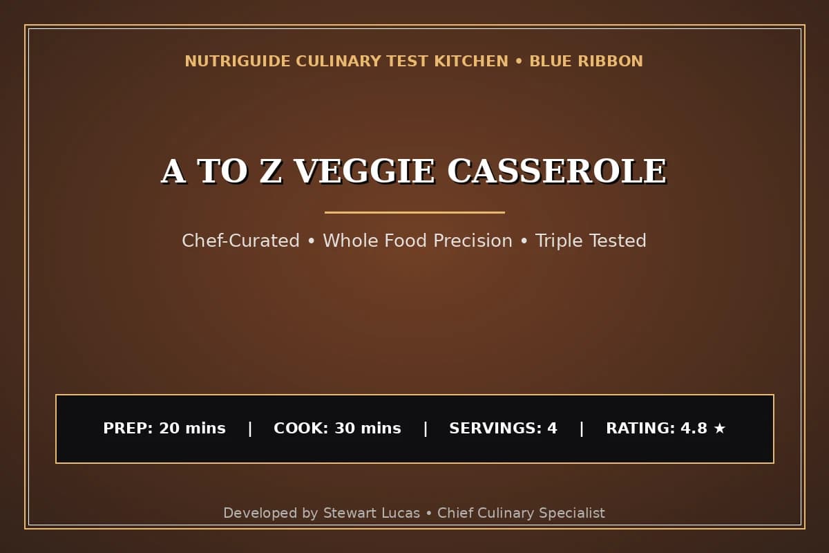 A To Z Veggie Casserole