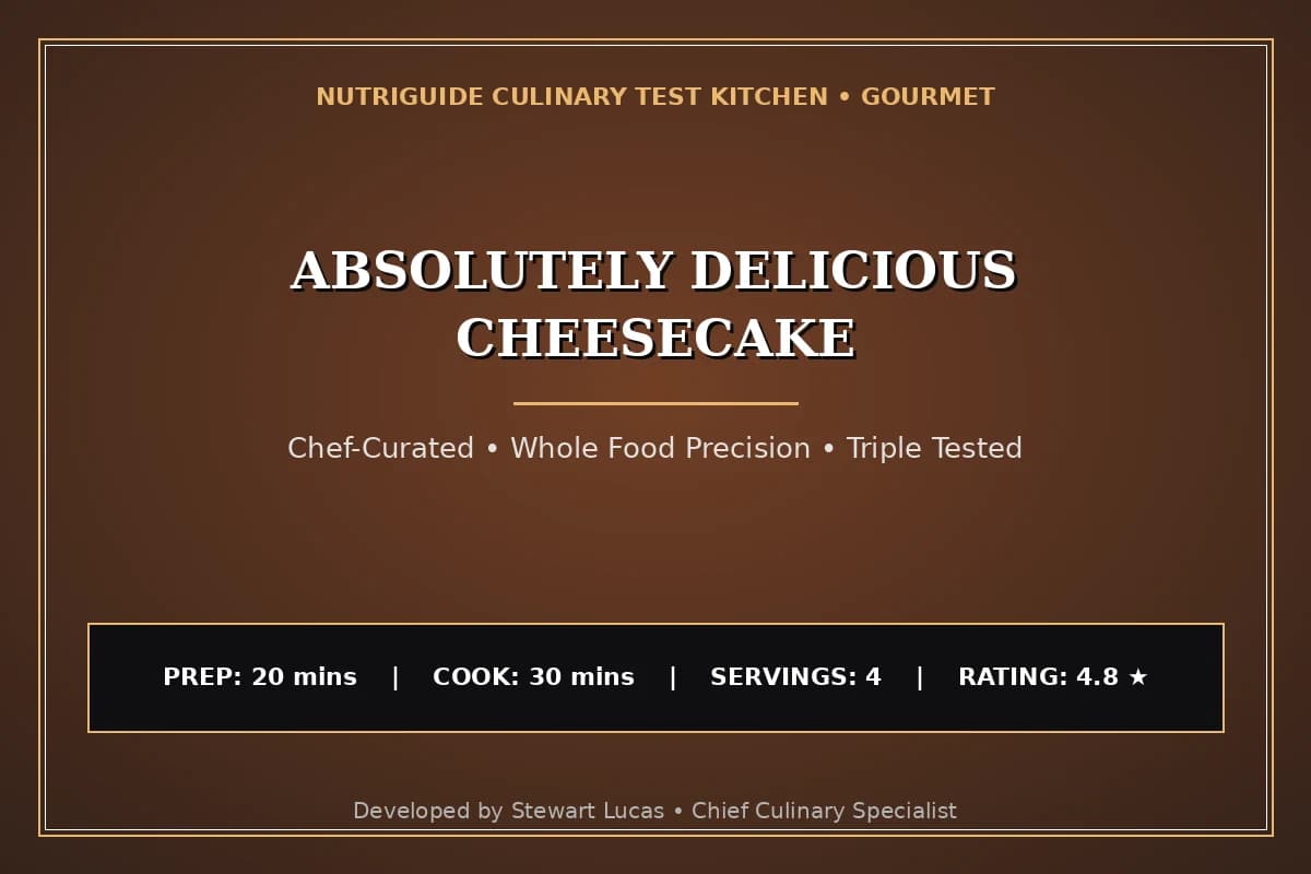 Absolutely Delicious Cheesecake