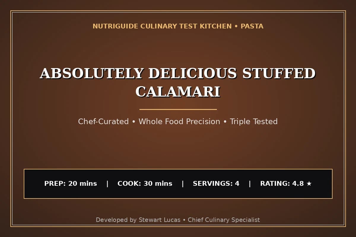Absolutely Delicious Stuffed Calamari