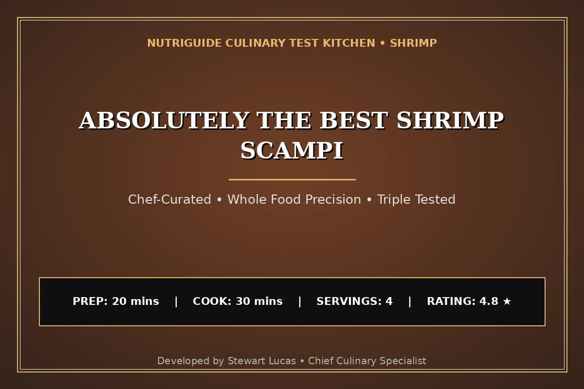 Absolutely The Best Shrimp Scampi