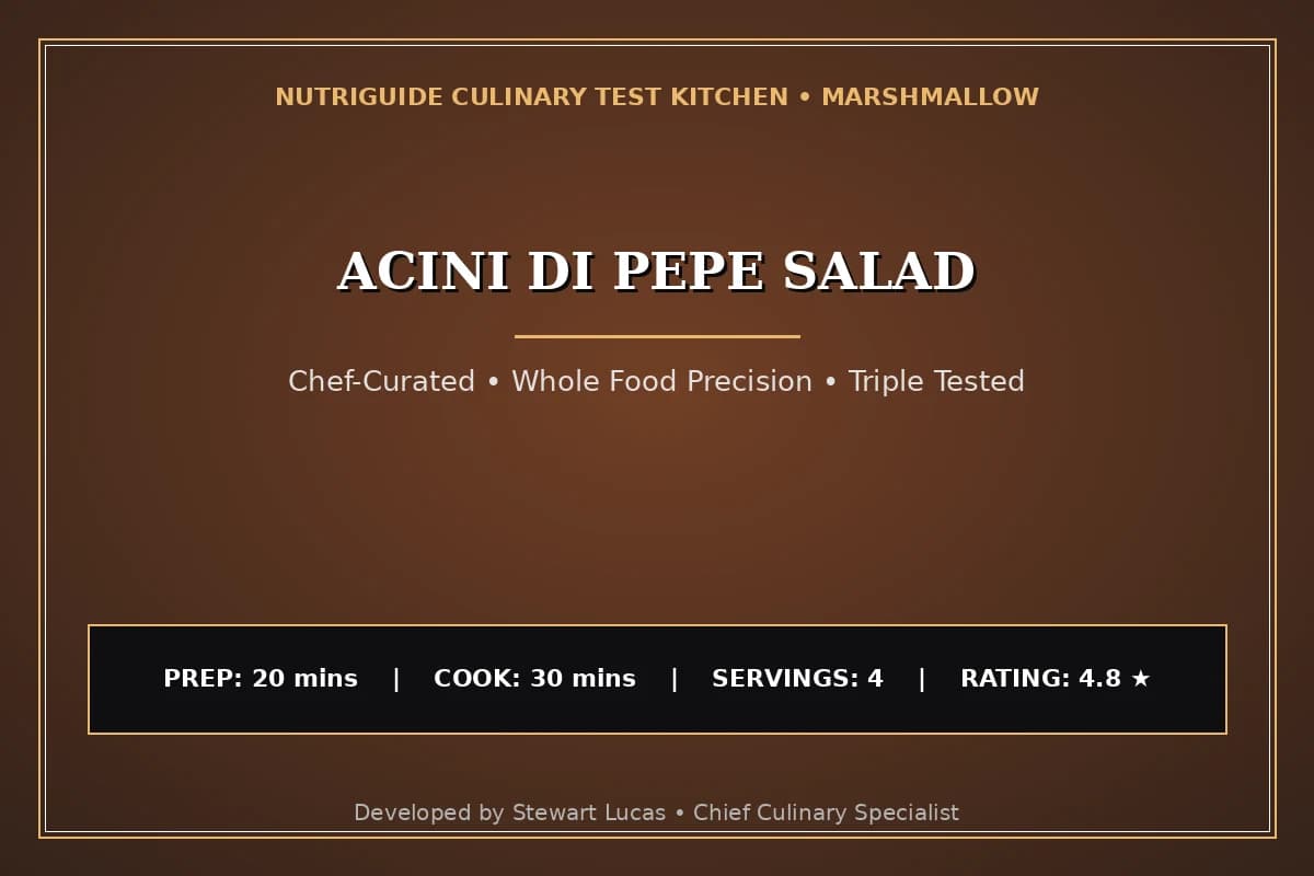 Acini Di Pepe Salad