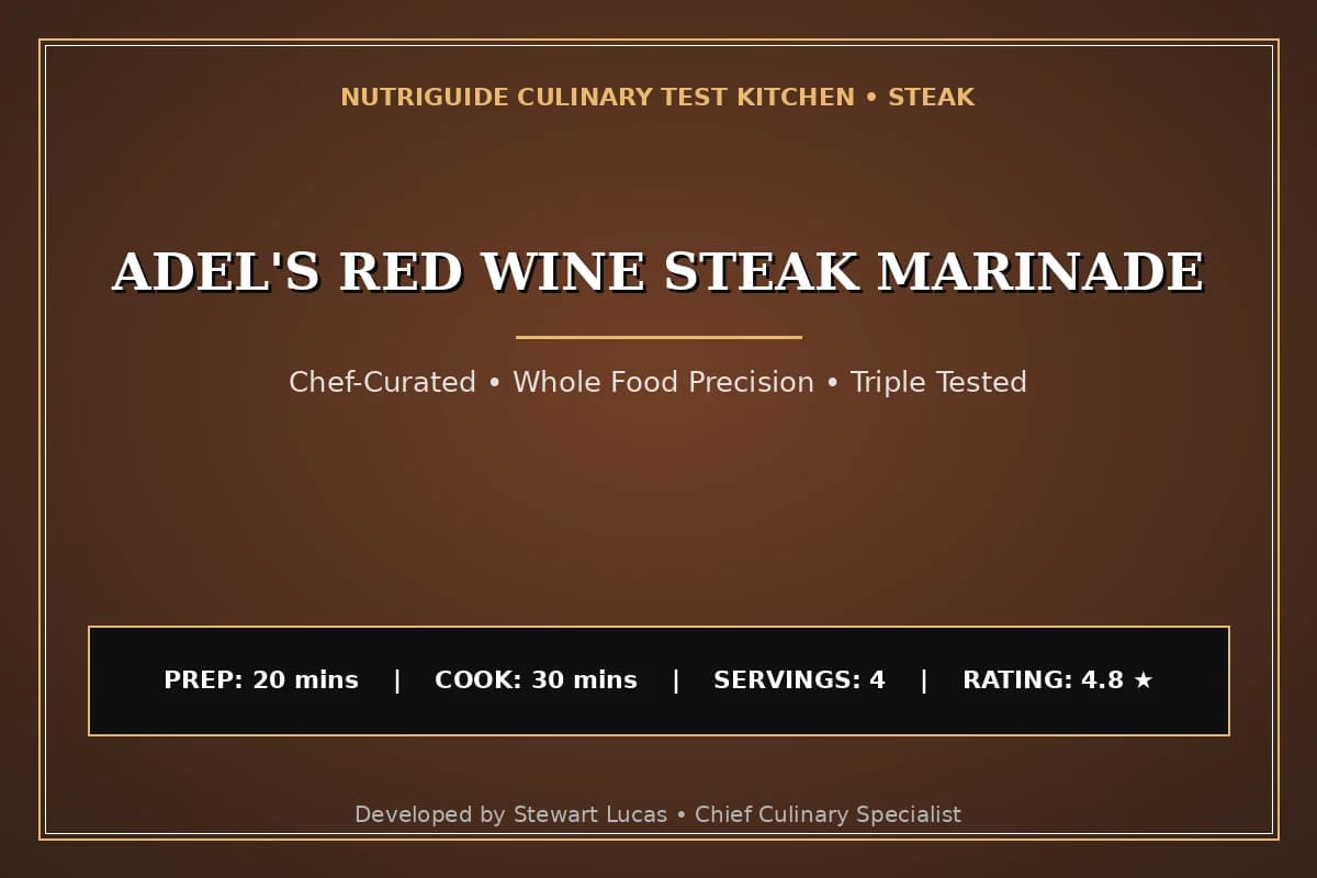 Adel'S Red Wine Steak Marinade
